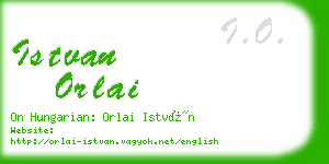 istvan orlai business card